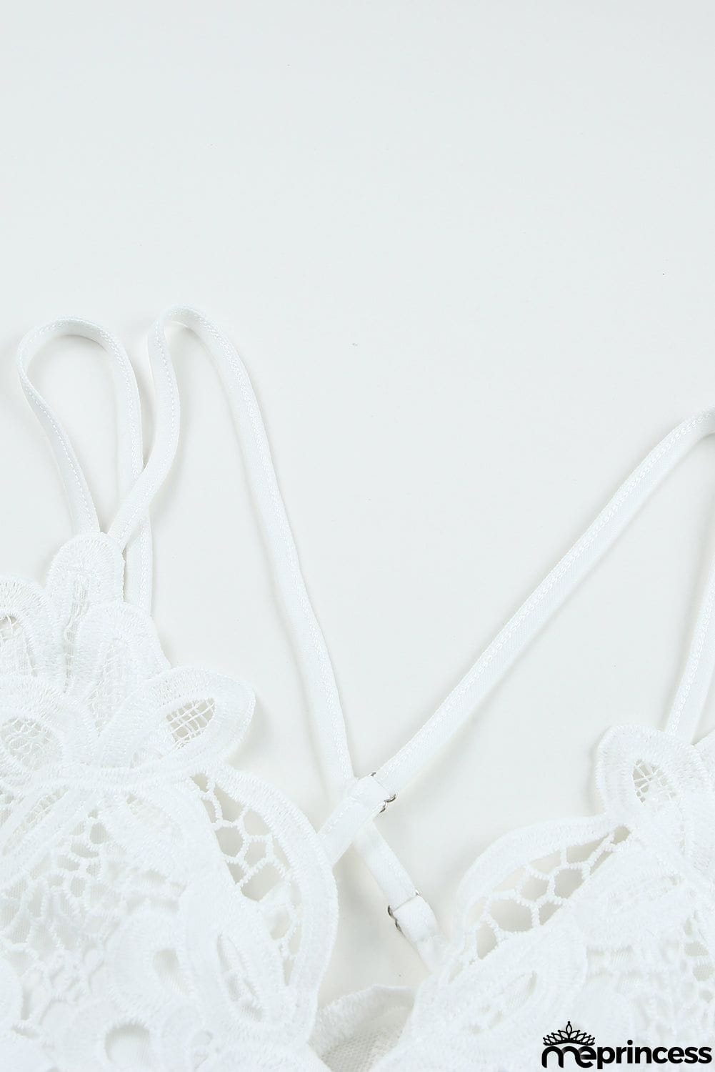 Lace Crisscross Backless Maxi Dress