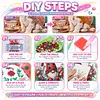 Tea Room Cavalier Special Shaped 5D DIY Partial Drill Diamond Painting Kits for Adults Beginners Home Decor Diamond Dots Paintings Diamond Art Kit 11.81 x11.81inch