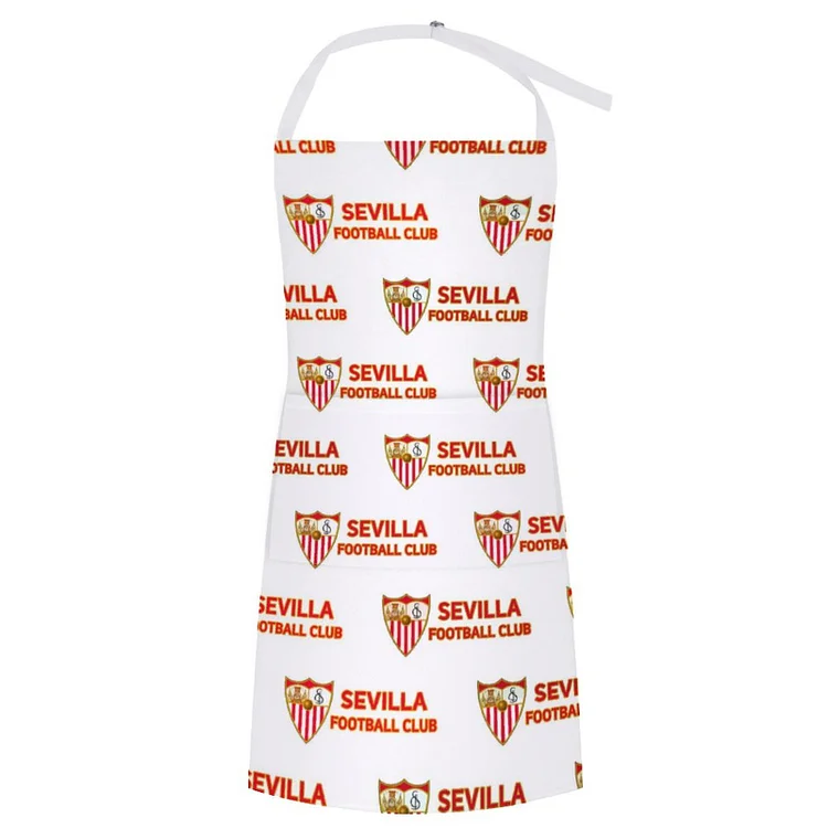 Sevilla FC Wasserdichte Schürze Wasserdichte Schürze Mit Taschen Für Küchenfarbe Und Mehr.