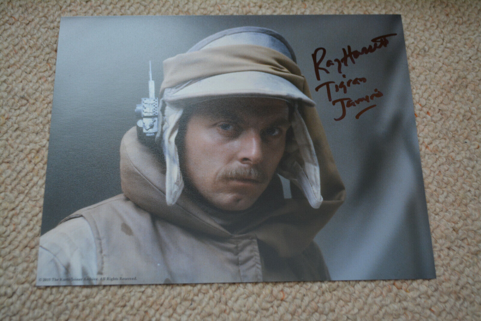 RAY HASSETT signed autograph In Person 8x10 STAR WARS EMPIRE STRIKES BACK