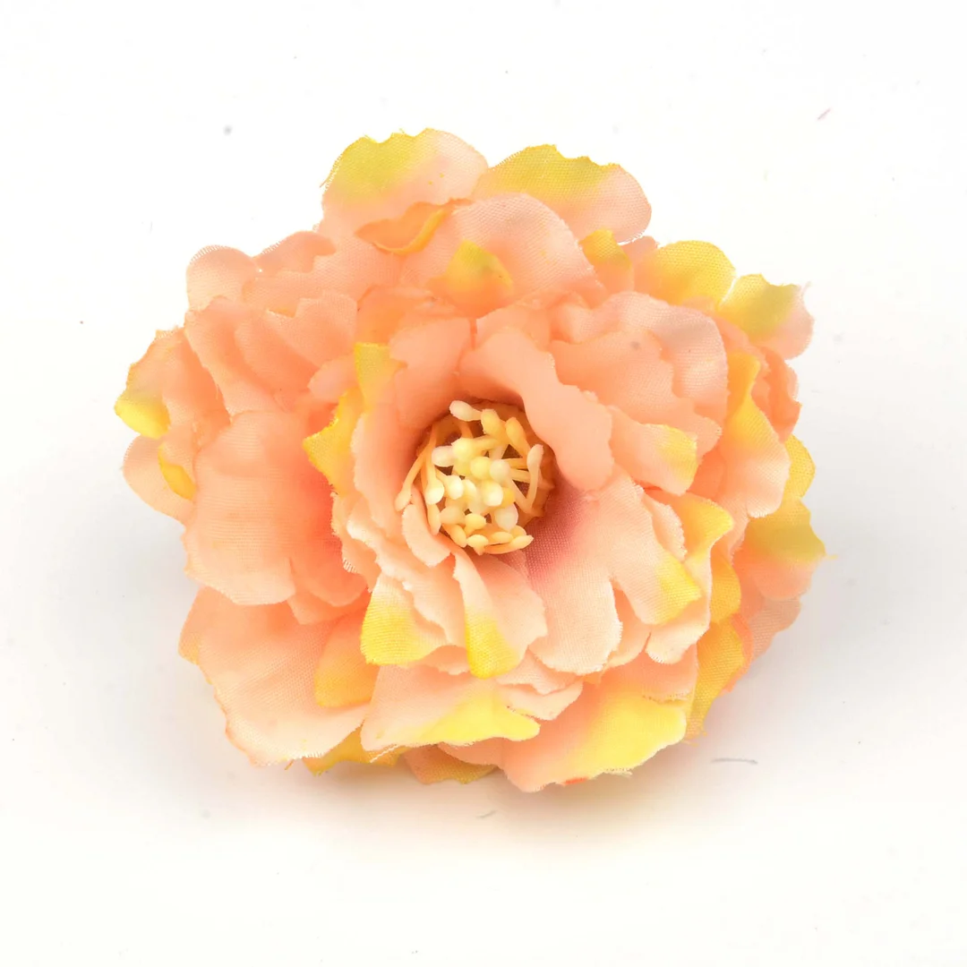 10pcs/lot 6cm Artificial Silk Carnation Flower Heads Wedding Home Decoration DIY Bride Holding flowers Accessories Fake Flowers