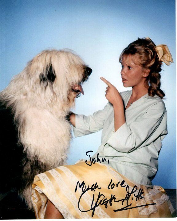 HAYLEY MILLS Autographed Signed Photo Poster paintinggraph - To John