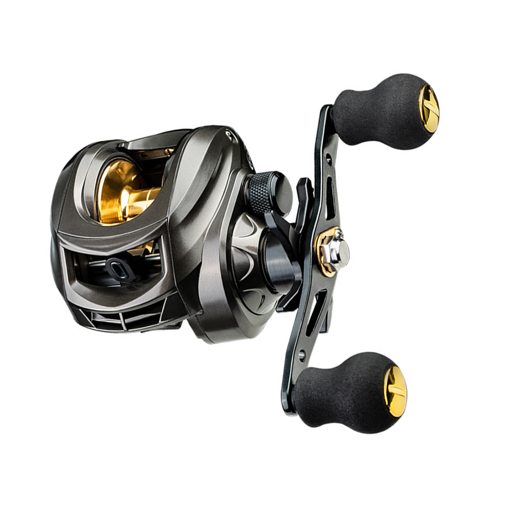 

Metal Spool Baitcasting Reel 7.2:1 8kg Max Drag Saltwater Fishing Wheel, Ak2000 left hand model, 501 Original