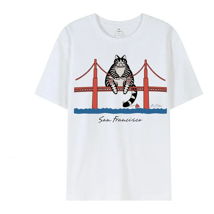 Project Hail Mary (2026) Ryland Grace White Cat T Shirt Outfits Cosplay Costume