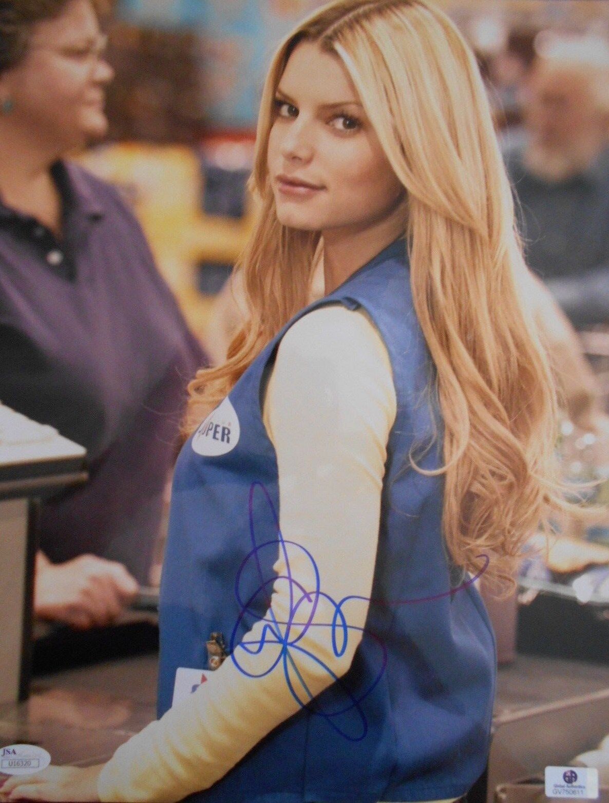 Jessica Simpson Signed Autographed 11x14 Photo Poster painting JSA & GA CERTIFIED