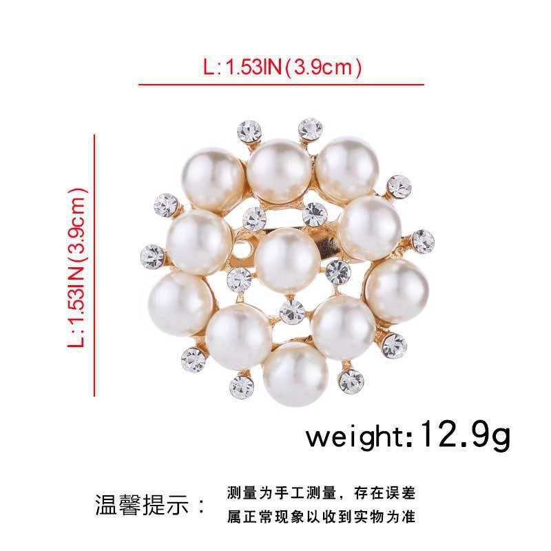 Elegant Glam Pin Heart Shape Flower Bow Knot Alloy Plating Artificial Pearls Women’s Brooches