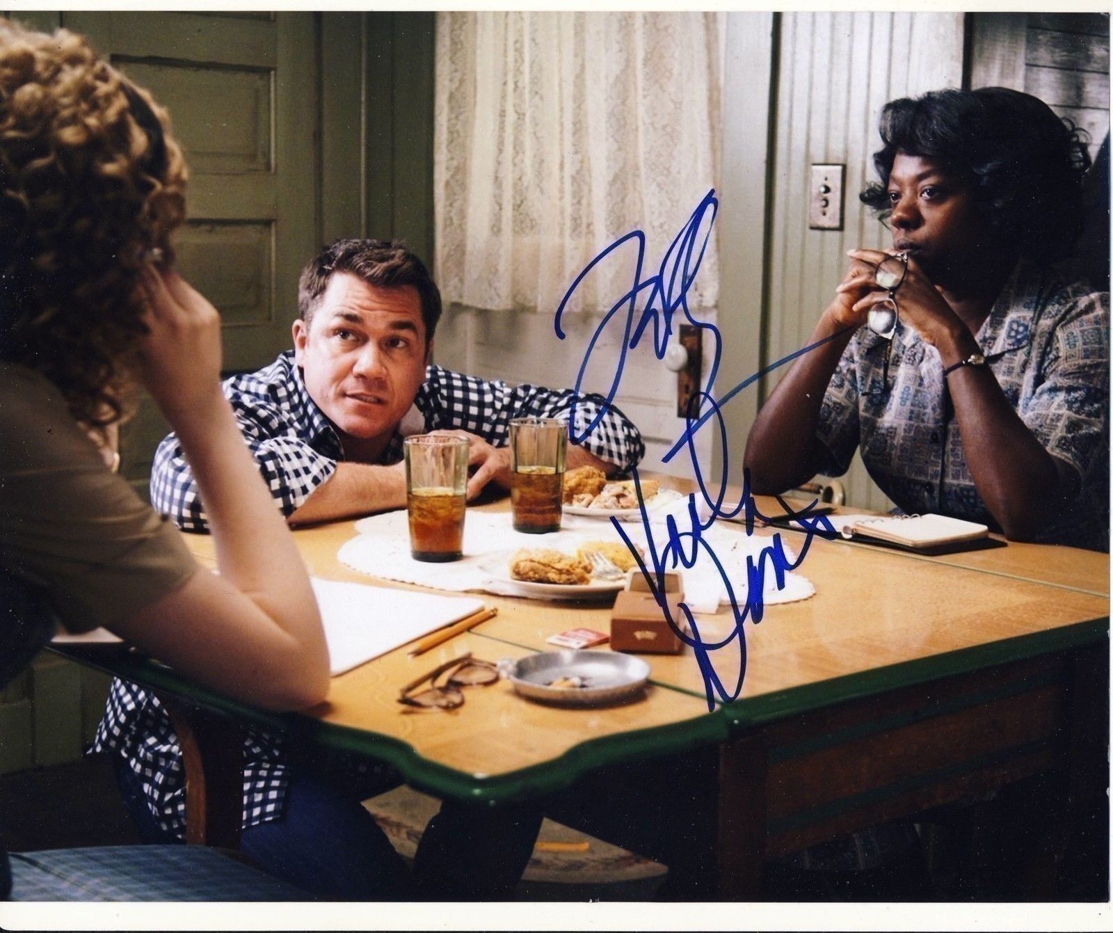 Tate Taylor Viola Davis Autograph THE HELP Signed 8x10 Photo Poster painting AFTAL [5063]