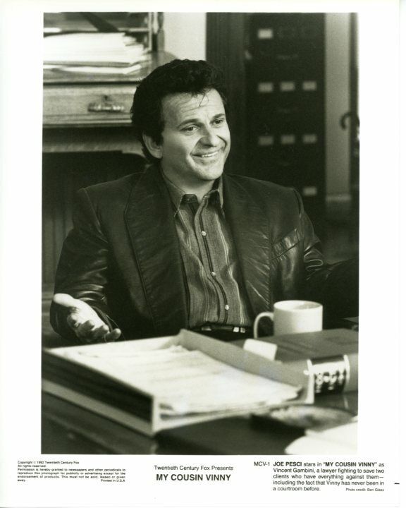 Joe Pesci My Cousin Vinny 1992 Original 8x10 Press Photo Poster painting