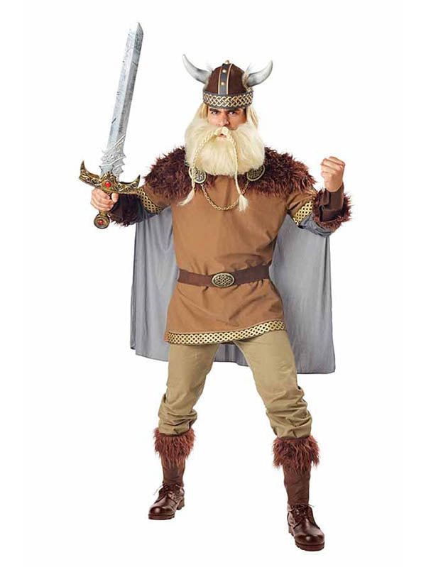 Viking Warrior Costume Mighty Halloween Costume-elleschic