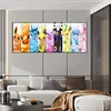 Pokemon evolution-plein diamant rond peinture-100 * 40cm-grande taille