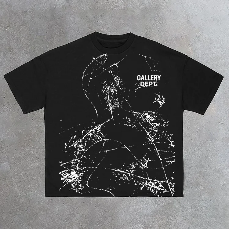 Men's Casual Gallery Dept Abstract Print 100% Cotton T-Shirt