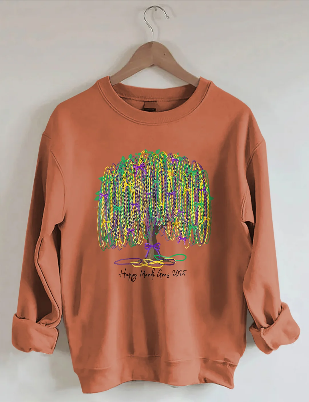 Mardi Gras Tree Sweatshirt