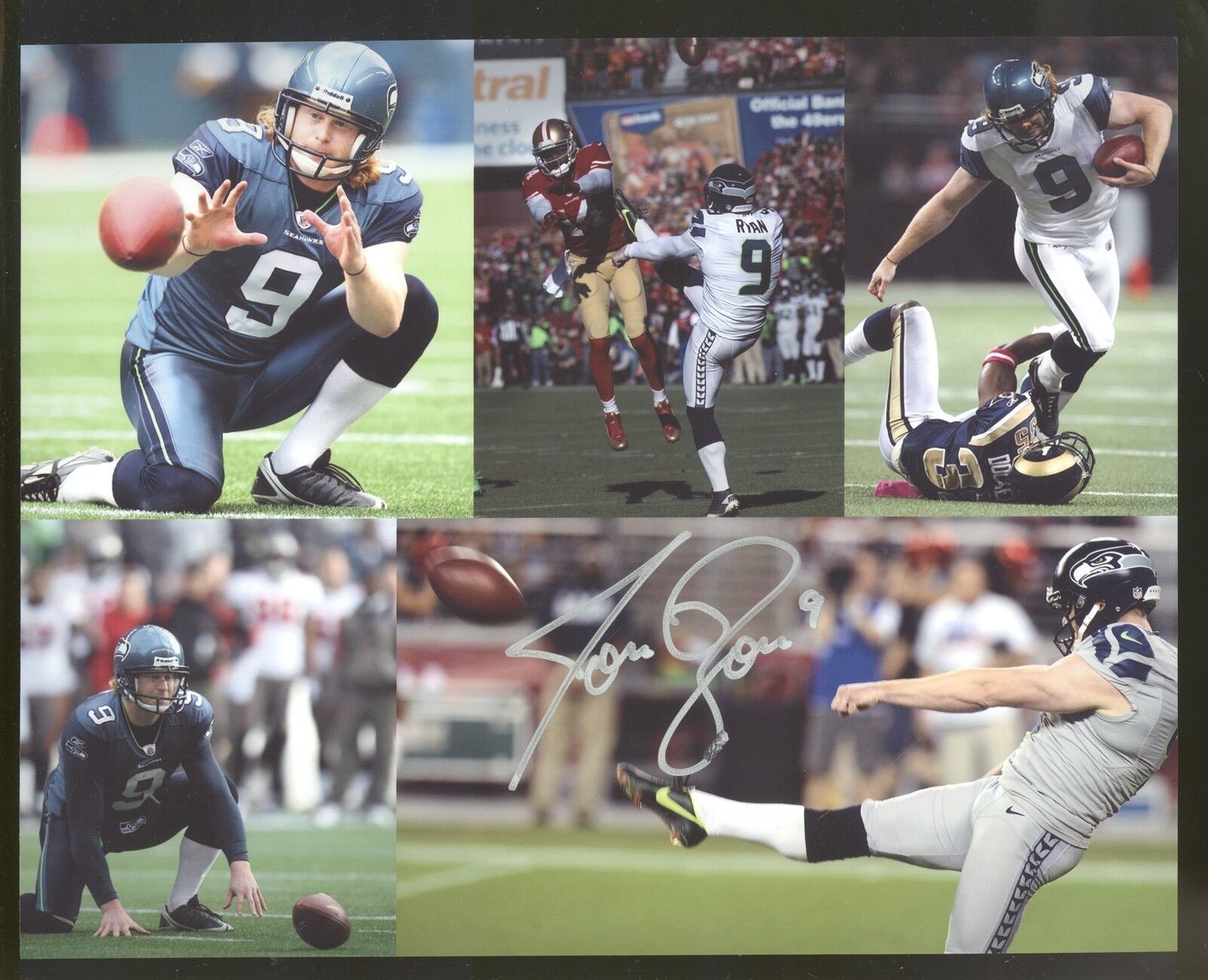 Jon Ryan 8x10 Photo Poster painting Autographed Signed AUTO Seahawks SB XLVIII Champion SPH 0558