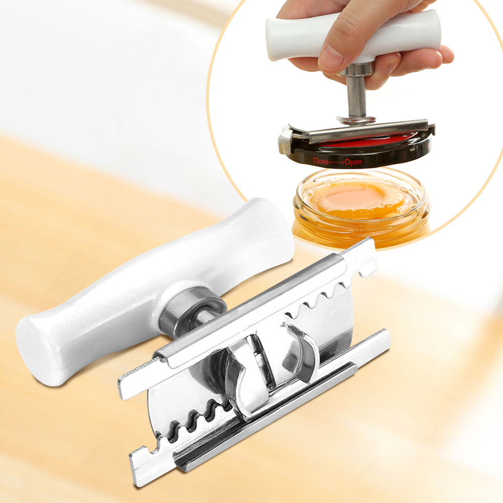 

Multi-functional Adjustable Non-slip Stainless Steel Spiral Seal Lid Opener, 501 Original