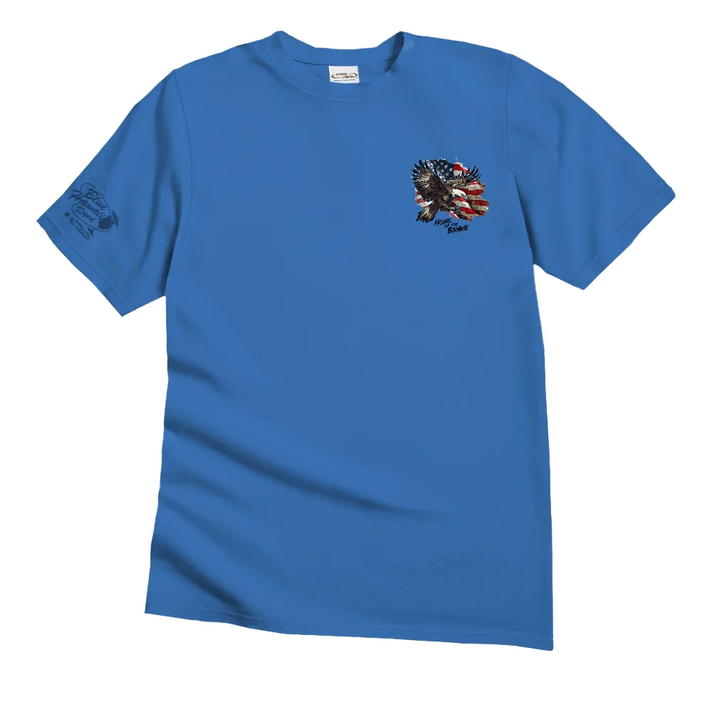  Patriotic Eagle Graphic T-Shirt for Men - Perfect for Summer Outings and Casual Wear