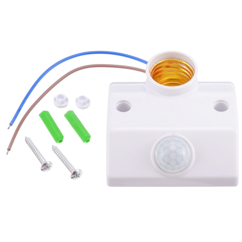 

Infrared Motion Sensor Switch Light Holder E27 Intelligent PIR Lamp Base, 501 Original