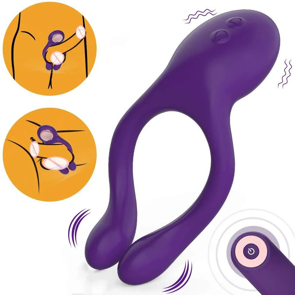 Men's Sperm Lock Ring with Remote Control Vibration