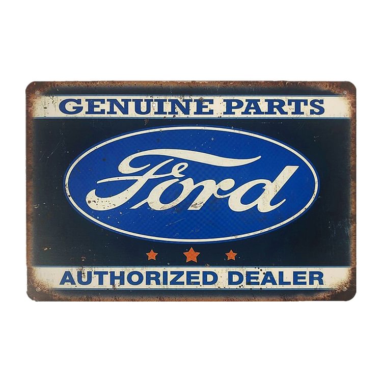 Service Ford - Enseigne Vintage Métallique/enseignes en bois - 20*30cm/30*40cm