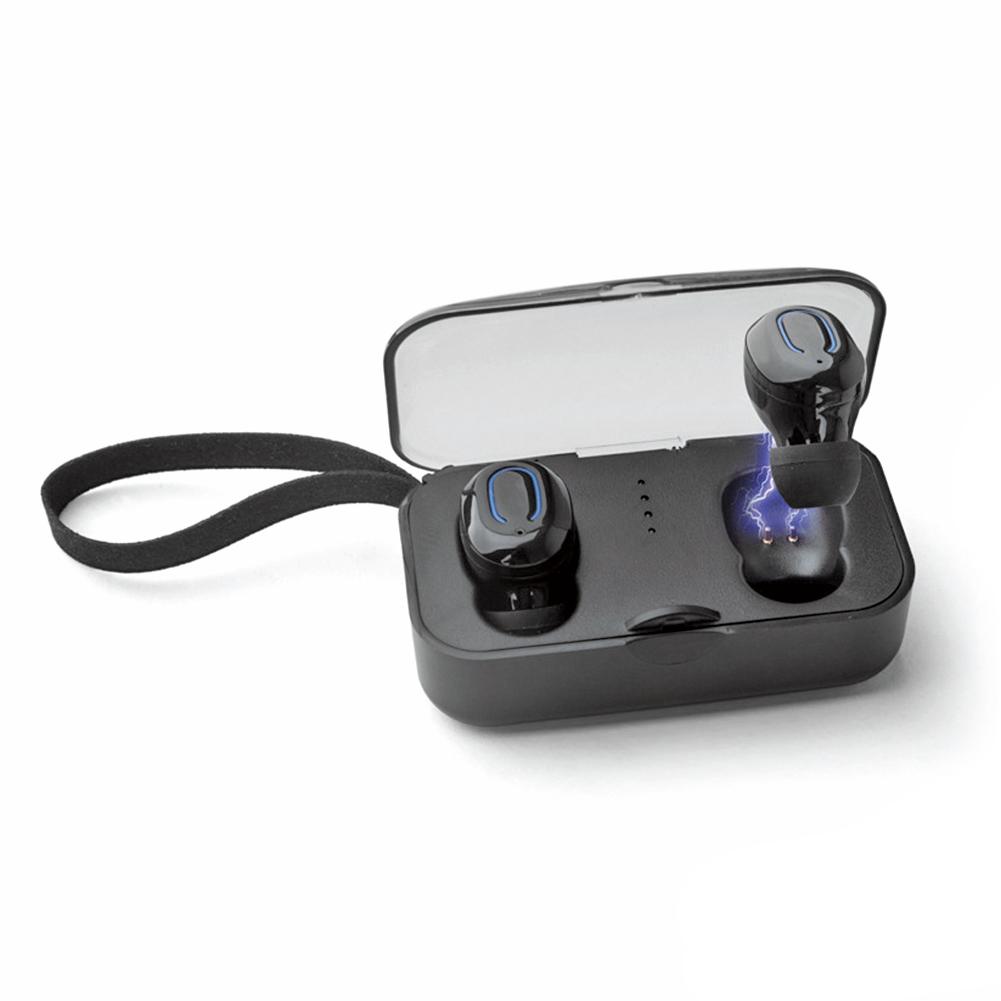 

T18S Mini TWS Wireless Bluetooth Earphone In-Ear Earbuds with Charging Box, 501 Original