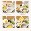 Medical Stone Omelette Pan Nonstick Frying Pan Divided Pancake Pan for Breakfast