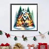 (50*50cm)Christmas House - Full Round Drill Diamond Painting