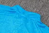 Joyfball 2024/2025 Gremio Half-Pull Training Suit Lake Blue Football Shirt 1:1 Thai Quality