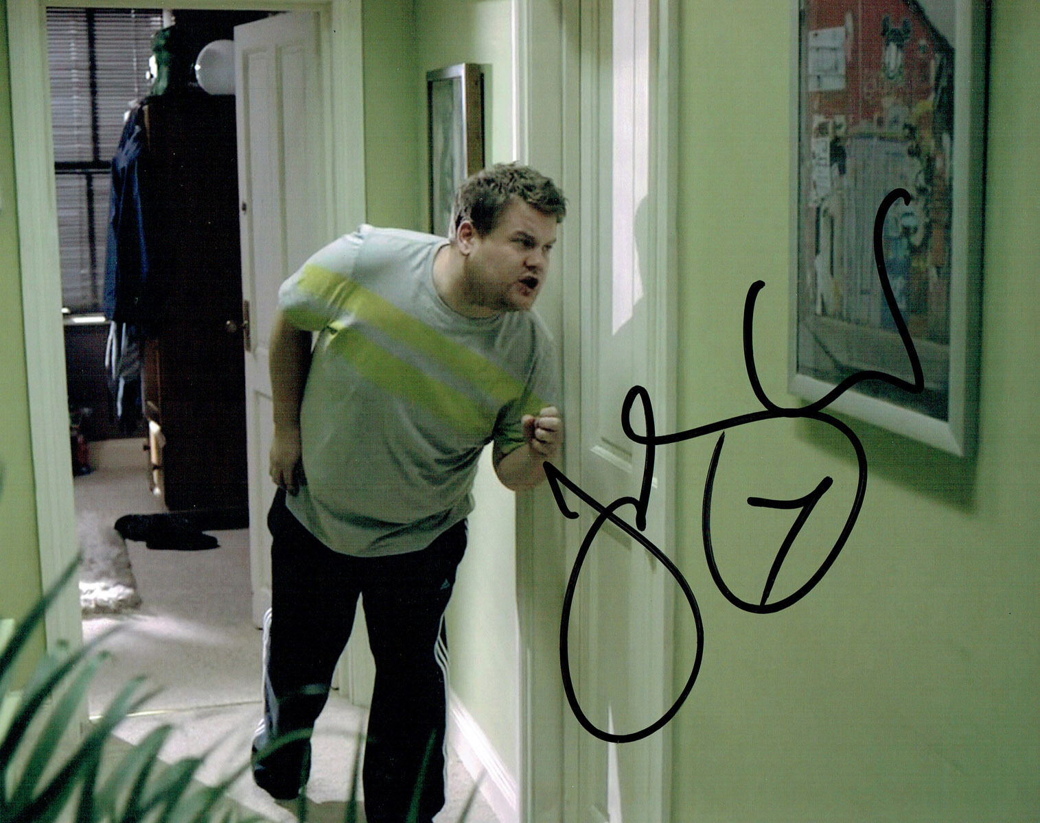 James Corden SIGNED Autograph 10x8 Photo Poster painting AFTAL COA Gavin & Stacey TV Show