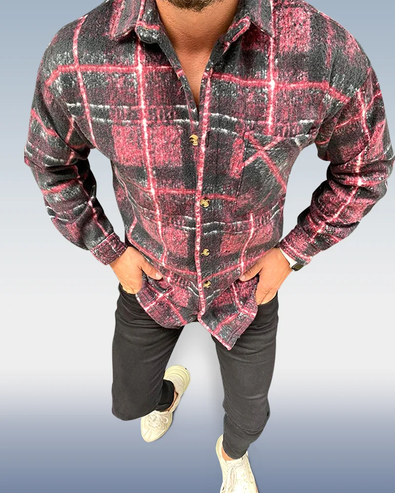 Men's new autumn shirt jacket 003