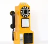 Decorative Telephones Model Retro Wall Mounted Phone Decoration Antique Vintage Rotary Dial Office Phone Ornament 
