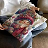 Sewing Gnome-11CT DIY Stamped Cross Stitch Shopping Bag 40*40cm
