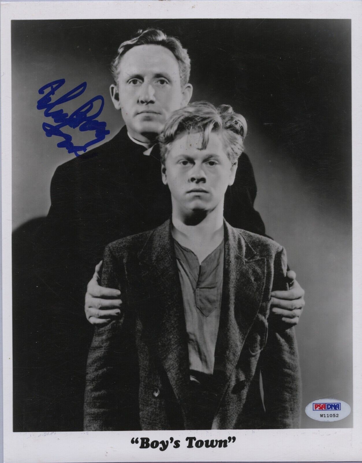 MICKEY ROONEY 8x10 Photo Poster painting Signed Autographed Auto PSA DNA COA Boys Town