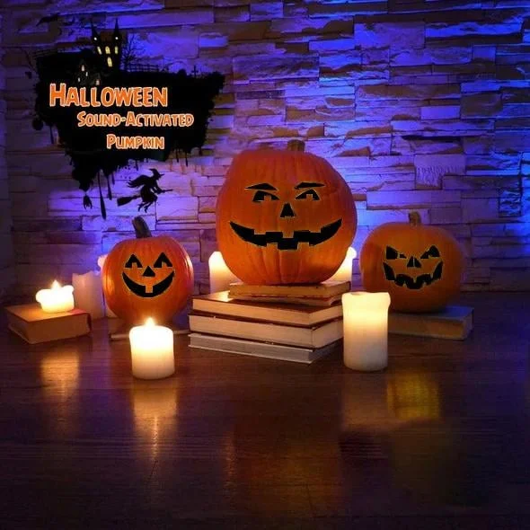 ⚡HOT SALE 56% OFF🔥 - 🎃HALLOWEEN MUSIC PUMPKIN LIGHTING