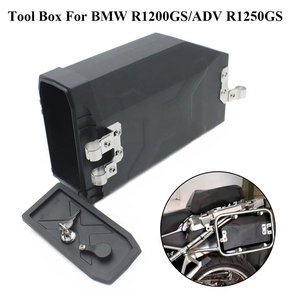 Motorcycle Tool Box w/Keys For BMW R1200GS LC/ADV R1250GS