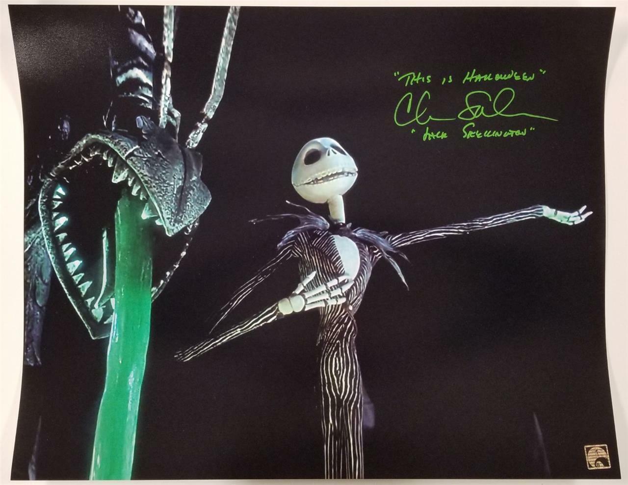 Chris Sarandon signed 16x20 Photo Poster painting #1 Voice of Jack Skellington~ OC Nightmare COA