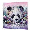 Kit de peinture en perles Panda diamond art avec cadre 9,84x9,84 pouces cadeau pour adultes
