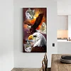 (40*70cm)Eagle Wolf - Full Round Drill Diamond Painting