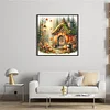 Pumpkin House-11CT Stamped Cross Stitch 45*45cm/17.72*17.72in tapestrymarket