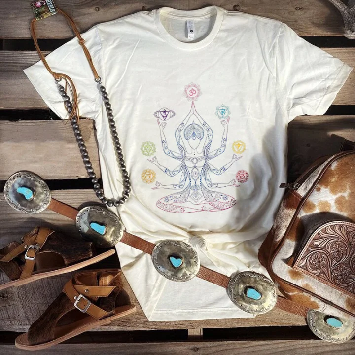   Chakra Woman Printed Women T-shirt Designer - Neojana