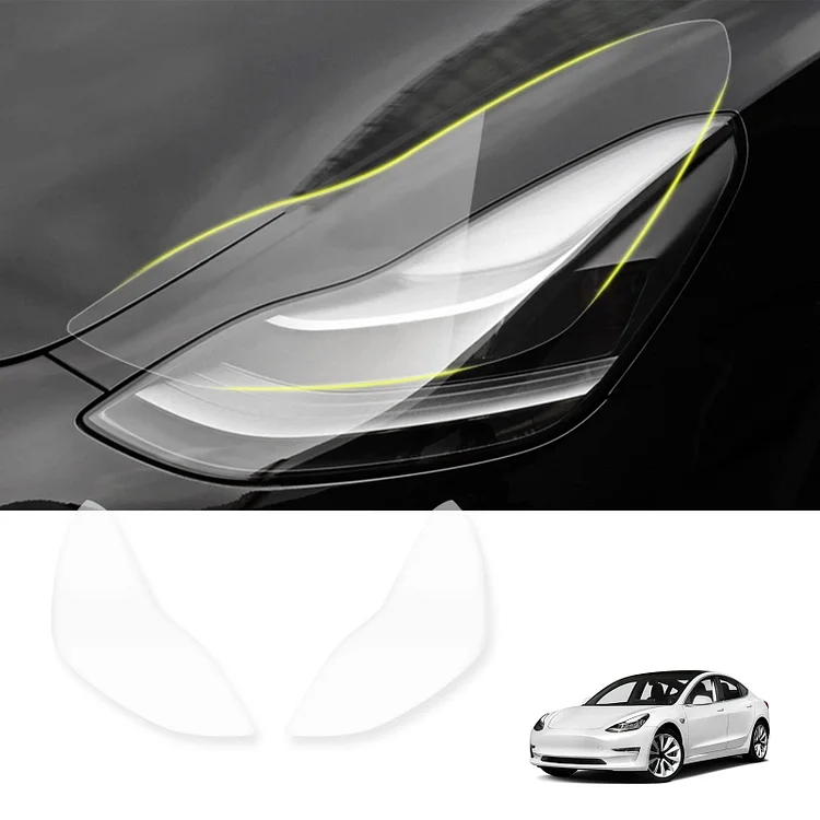 Lamp Protector High Quality TPU Protective Film Car Accessories For Headlight Fog Rear Tail Lights for Tesla Model Y 2019-2023 ITN Auto