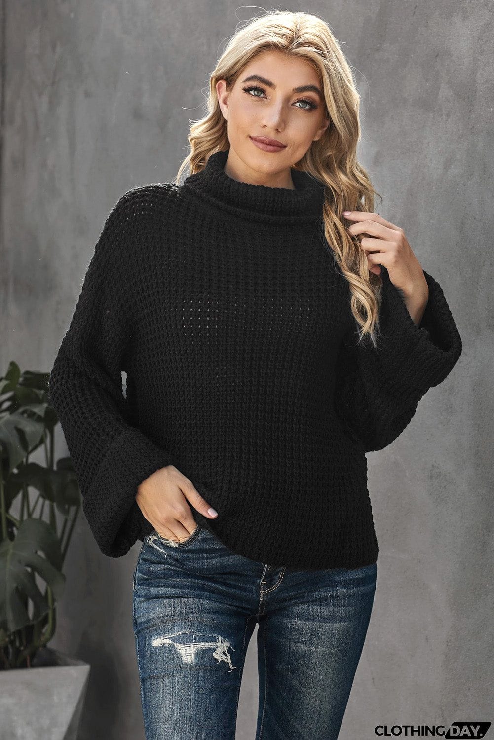 Turtleneck Knitted Sweater