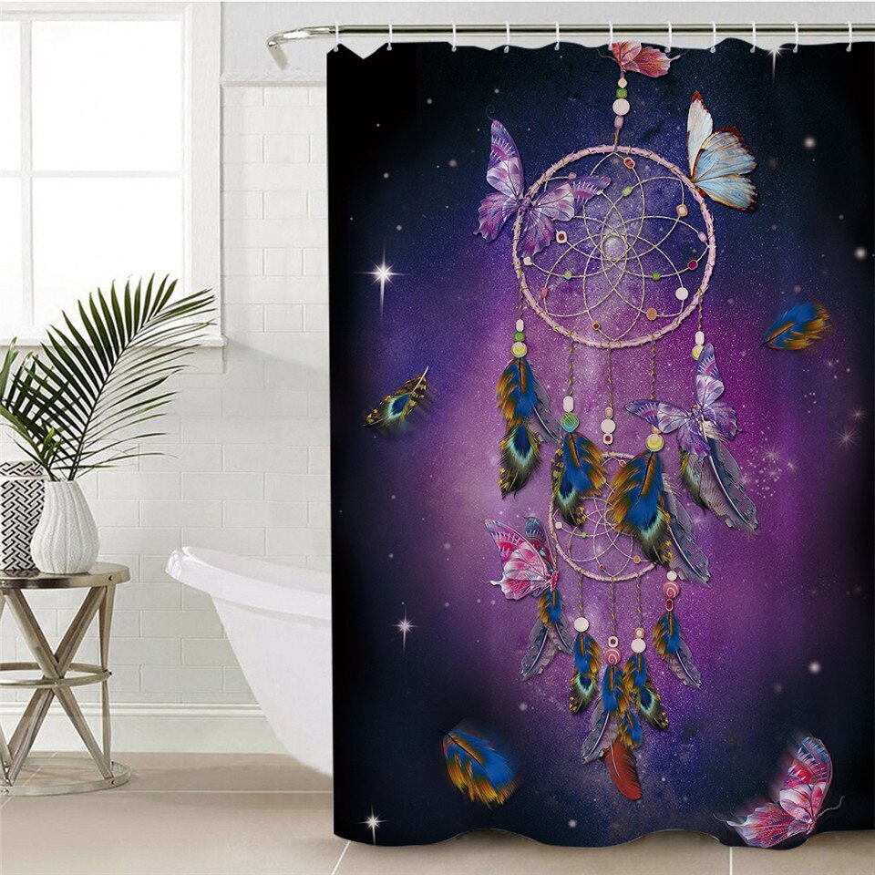 

Boho Dreamcatcher - Print Shower Curtain, 180*200cm, 501 Original