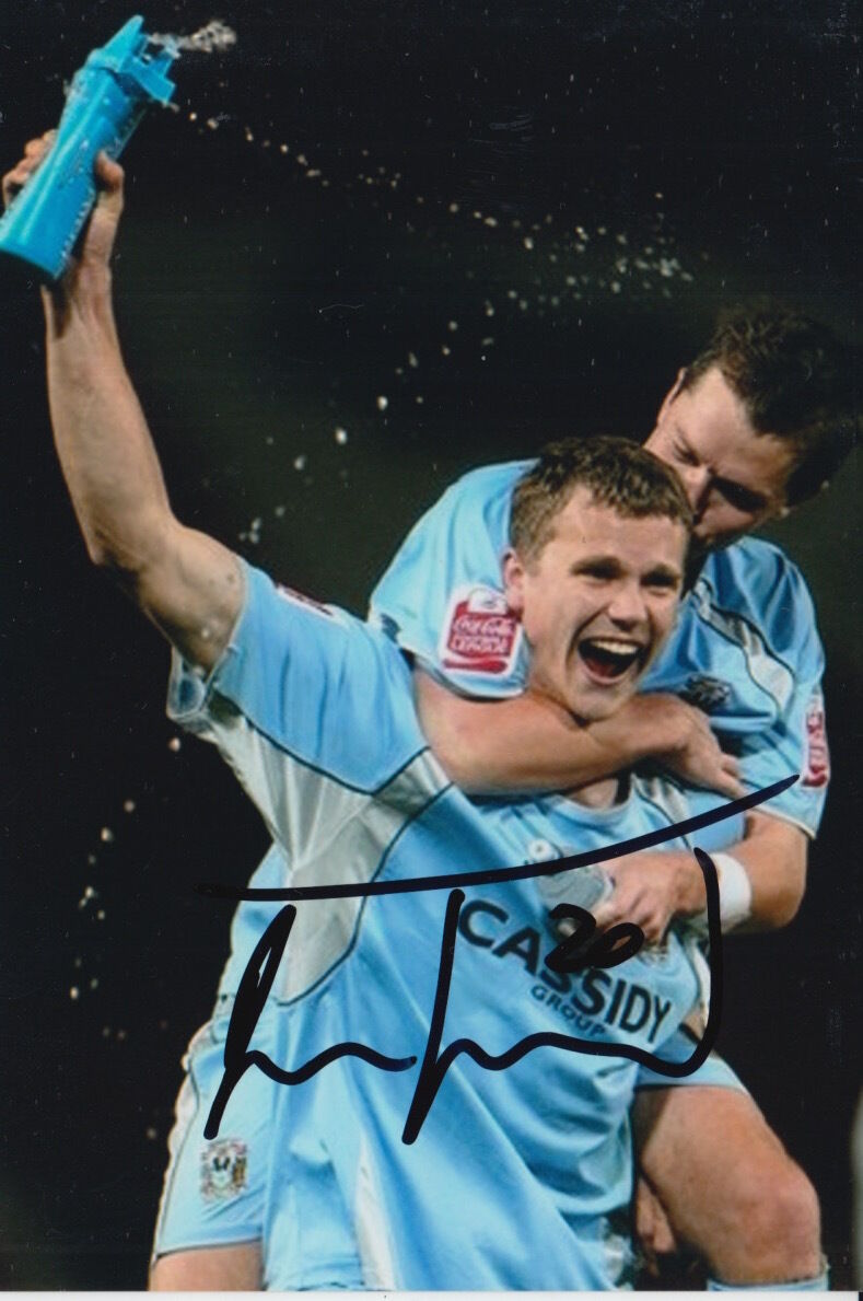 COVENTRY CITY HAND SIGNED BEN TURNER 6X4 Photo Poster painting.