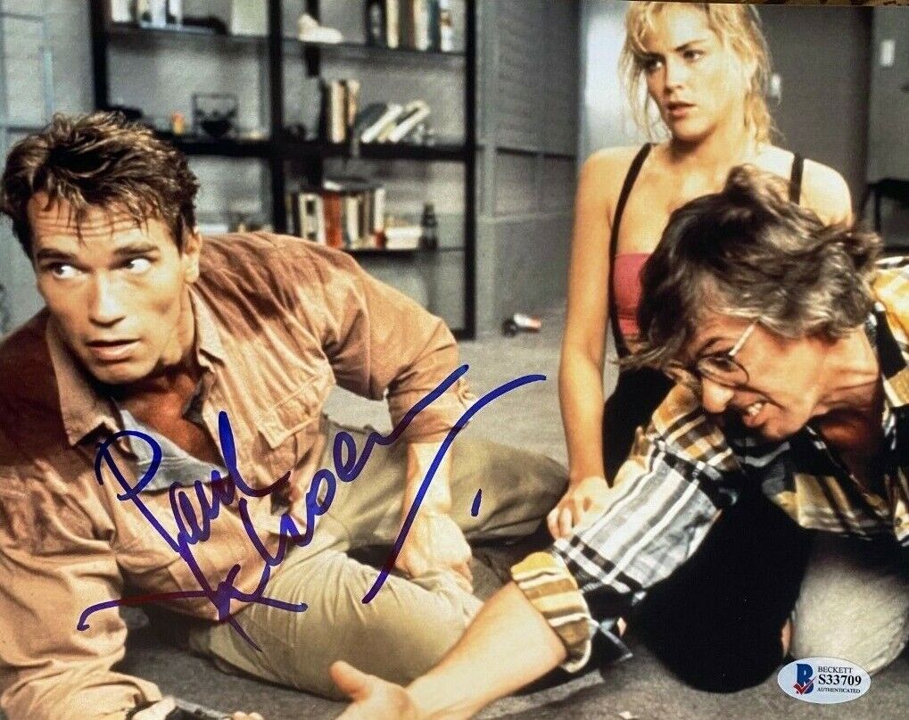 Paul Verhoeven signed autographed 8x10 Photo Poster painting Total Recall Schwarzenegger COA