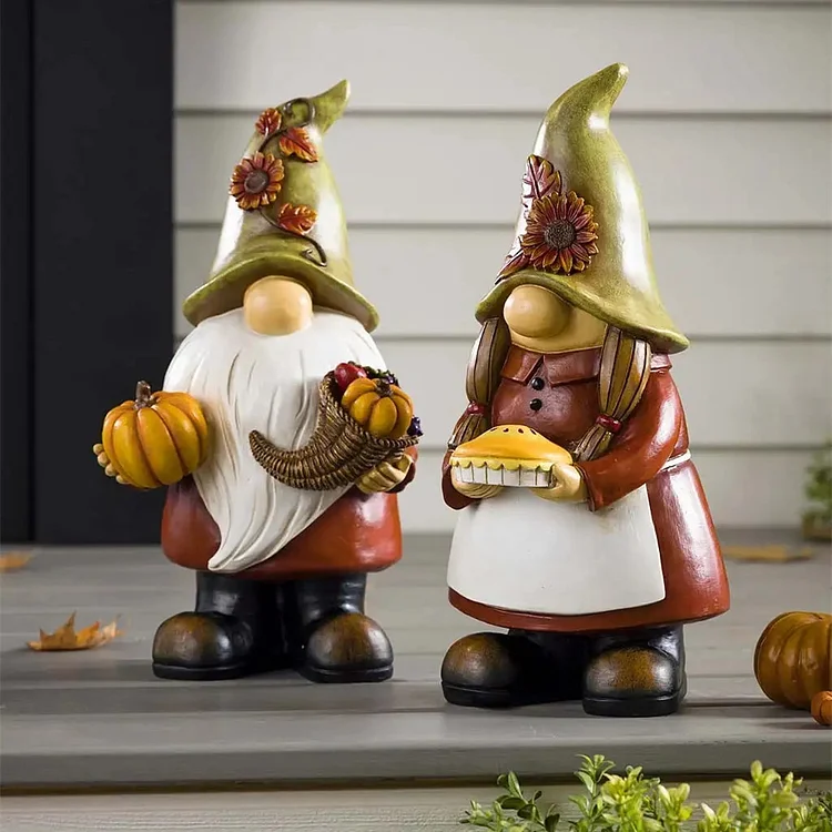 Harvest Gnome Figurines Decoration