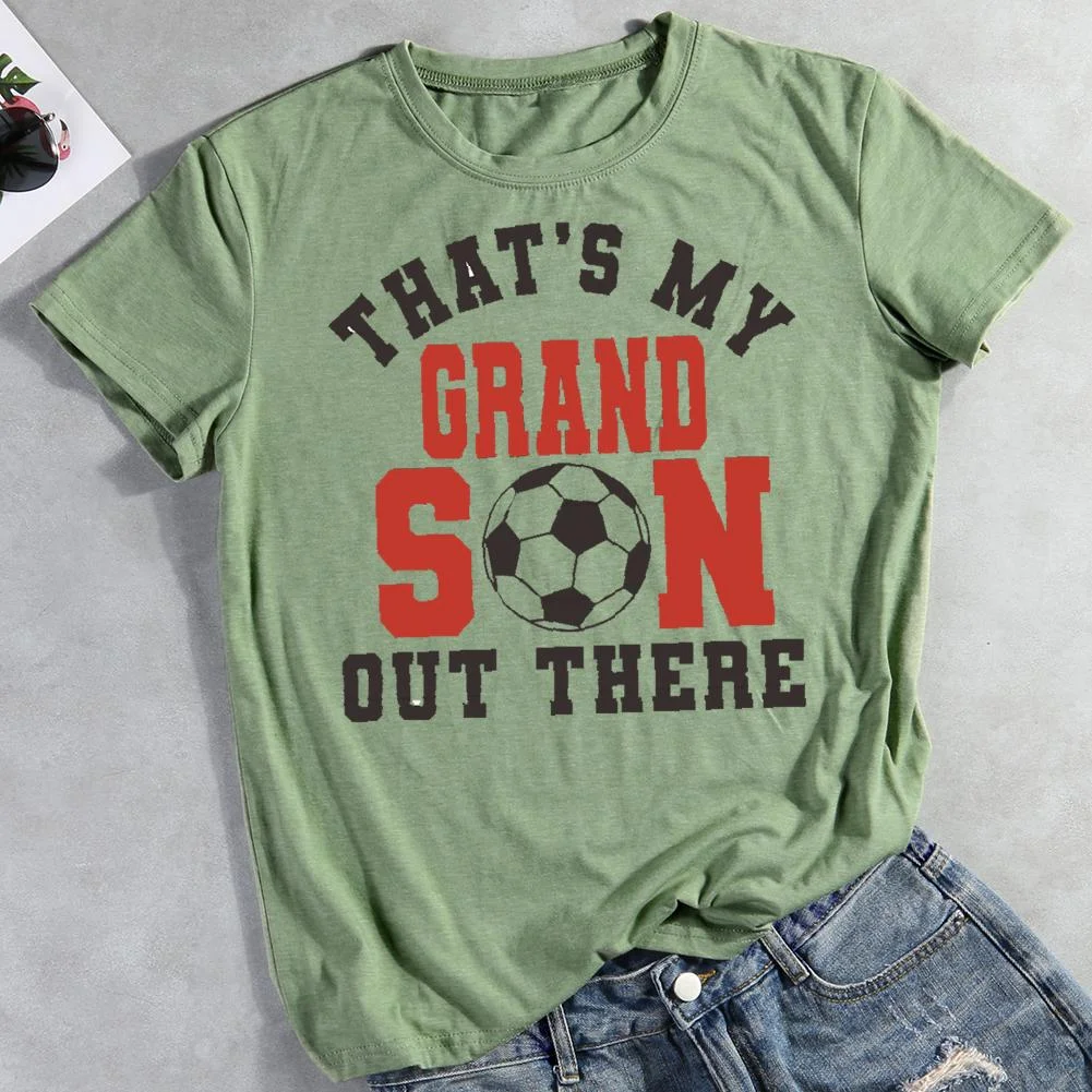 That s My Grandson Out There Baseball V-neck T Shirt