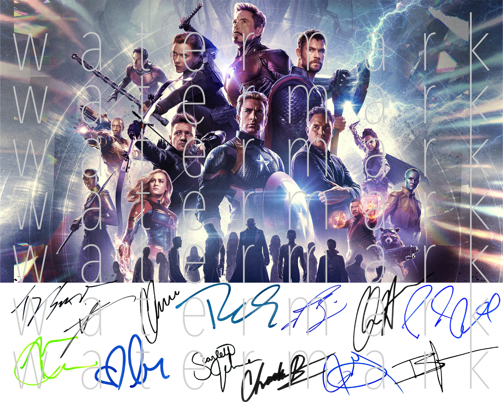 Avengers: Endgame signed 8X10 inch print Photo Poster painting picture poster autograph rp