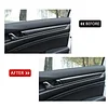 Xotic Tech Interior Side Door Panel Strip Cover Trim, Carbon Fiber Pattern, Compatible with Honda Accord Sedan 10th Gen 2018-2022