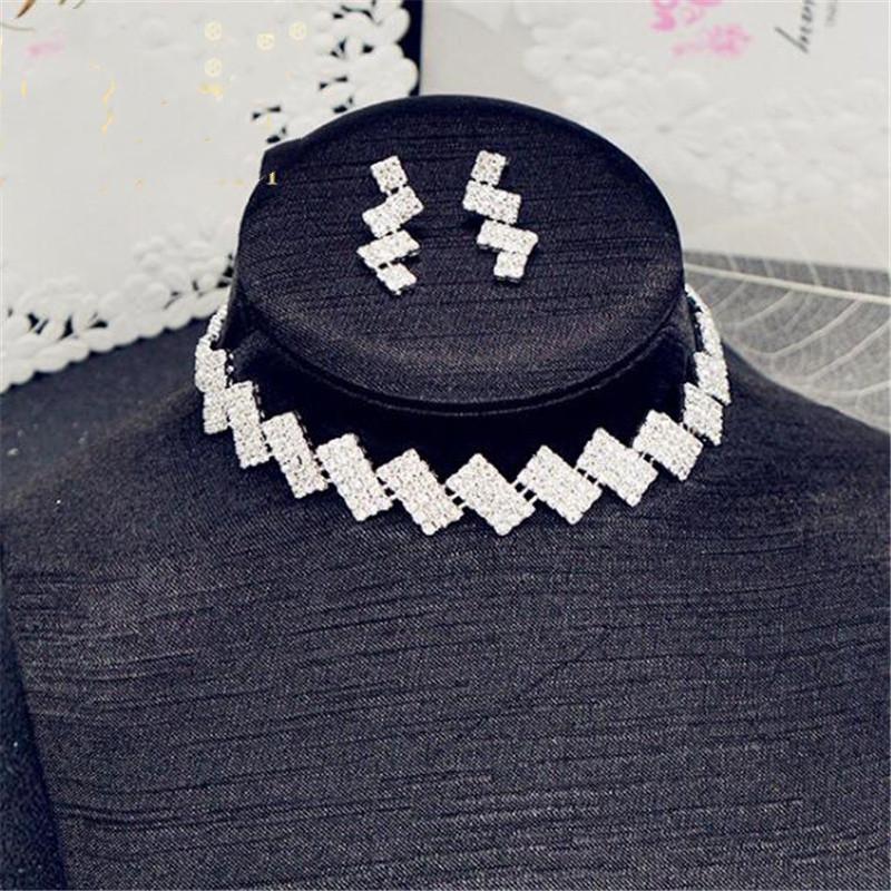 Geometric Rhinestone Jewelry Sets | Oxredo Shop Ramadan Sale