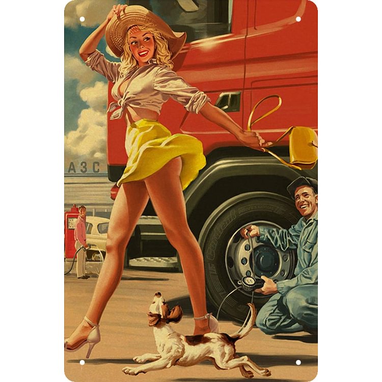 Sexy Modern Girl - Vintage Tin Signs/Wooden Signs - 8*12Inch/12*16Inch