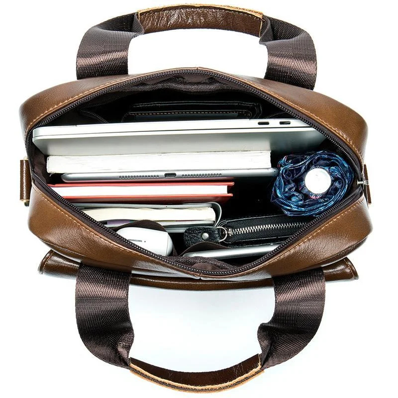 Decent Retro Casual Leather Handbag Solid Color Shoulder Bag Crossbody Bag